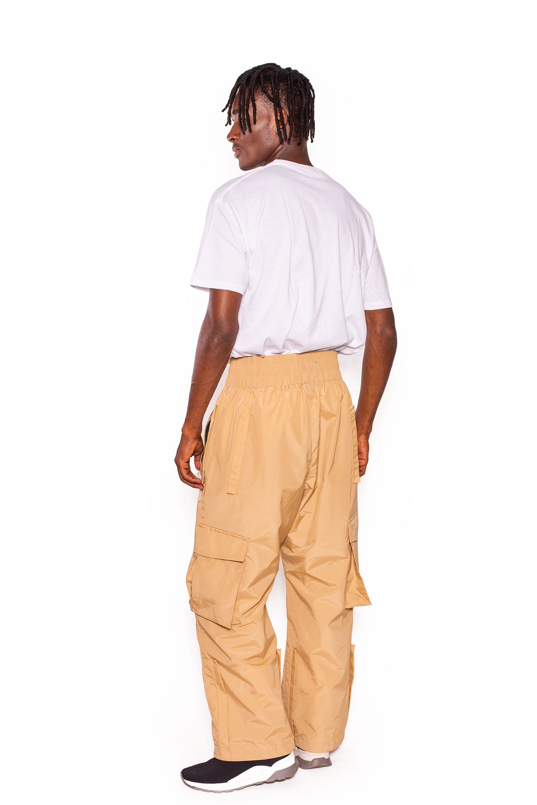 Cargo Wide Track-Pants Navy