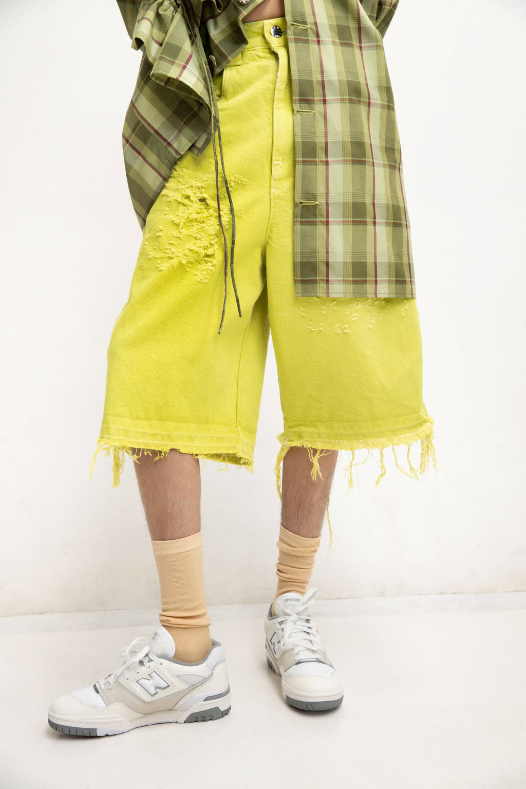 Orchid Plaid Wide Shirt