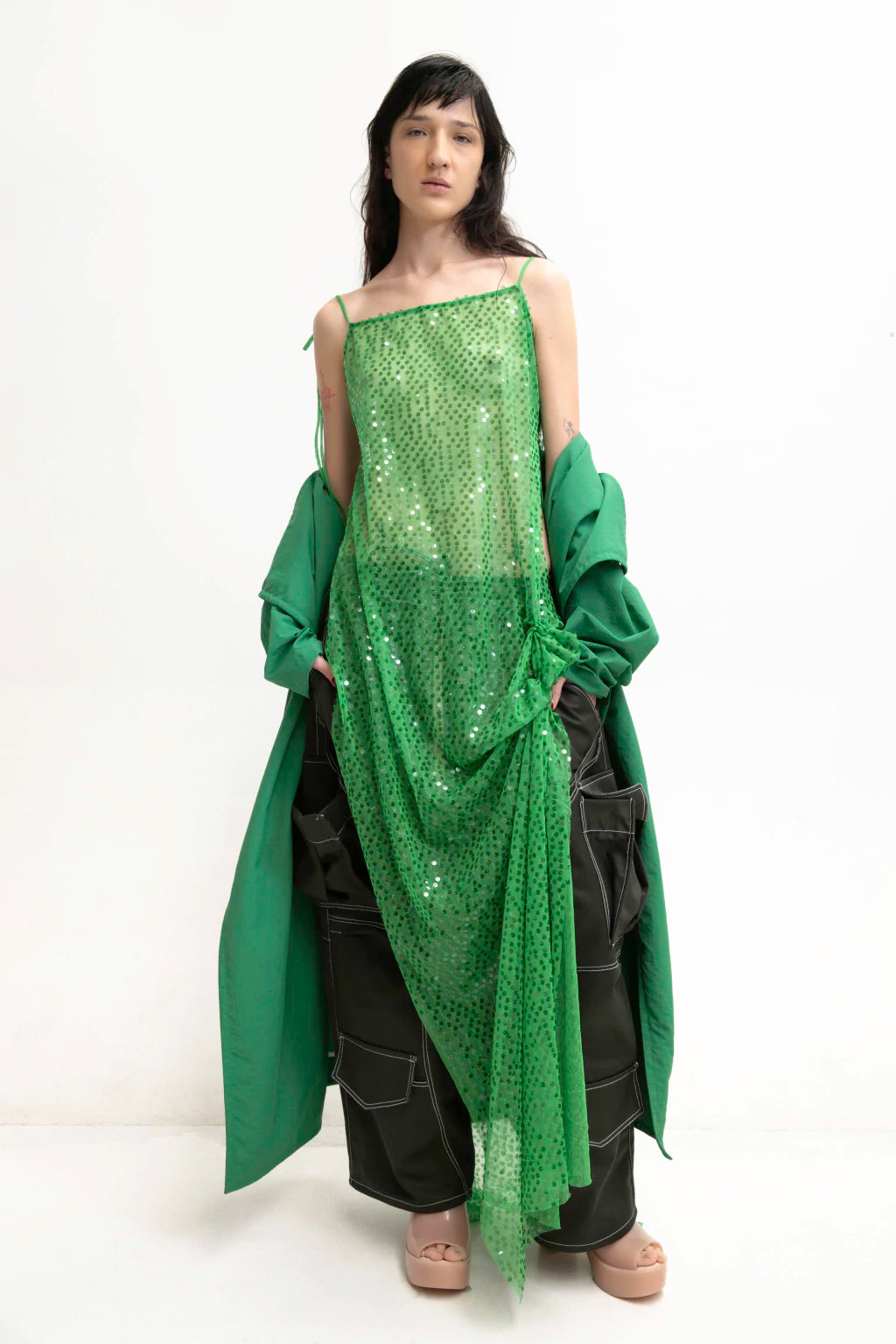 Sequins Top Dress