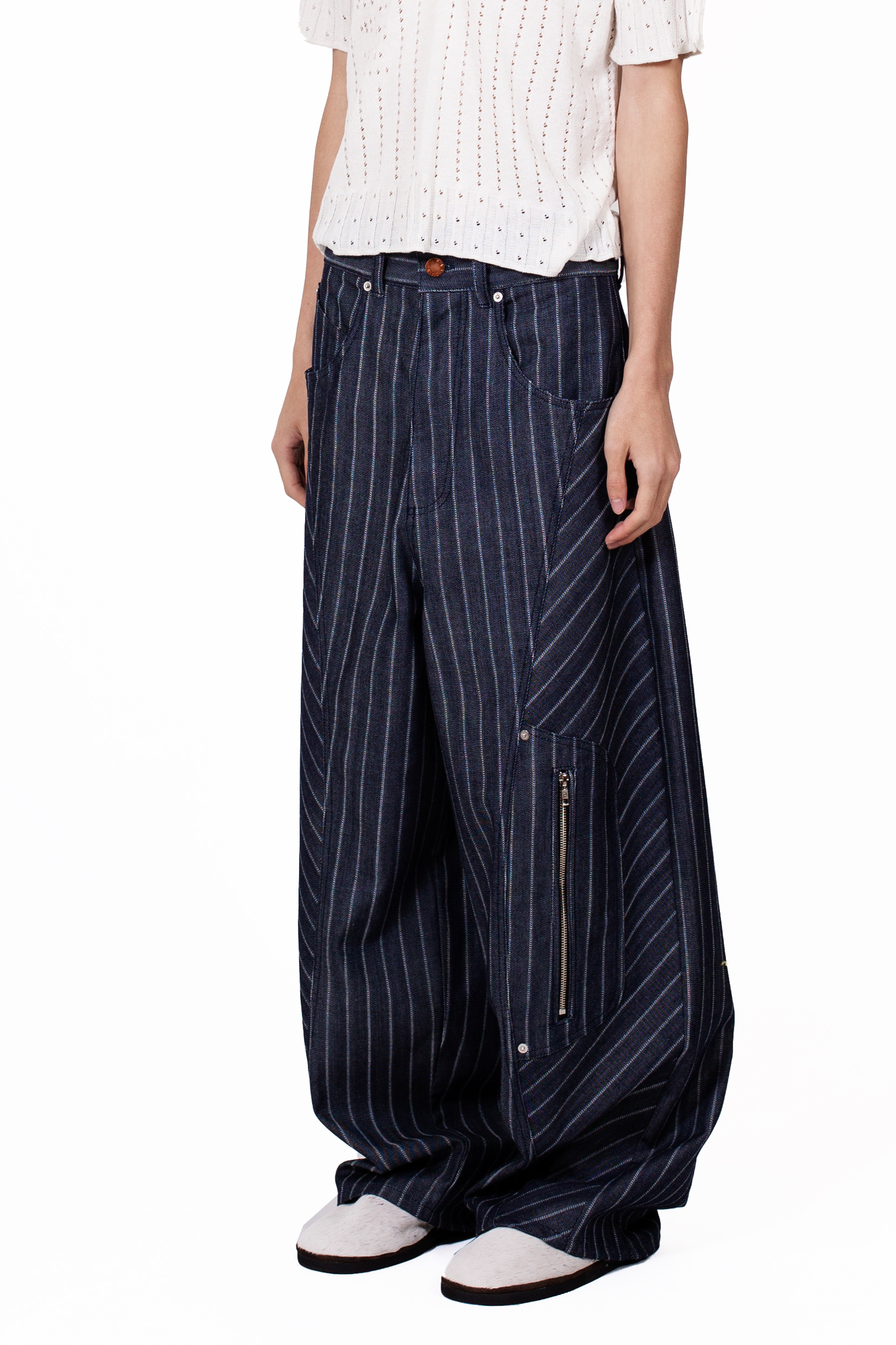 Baggie Stripe Jeans