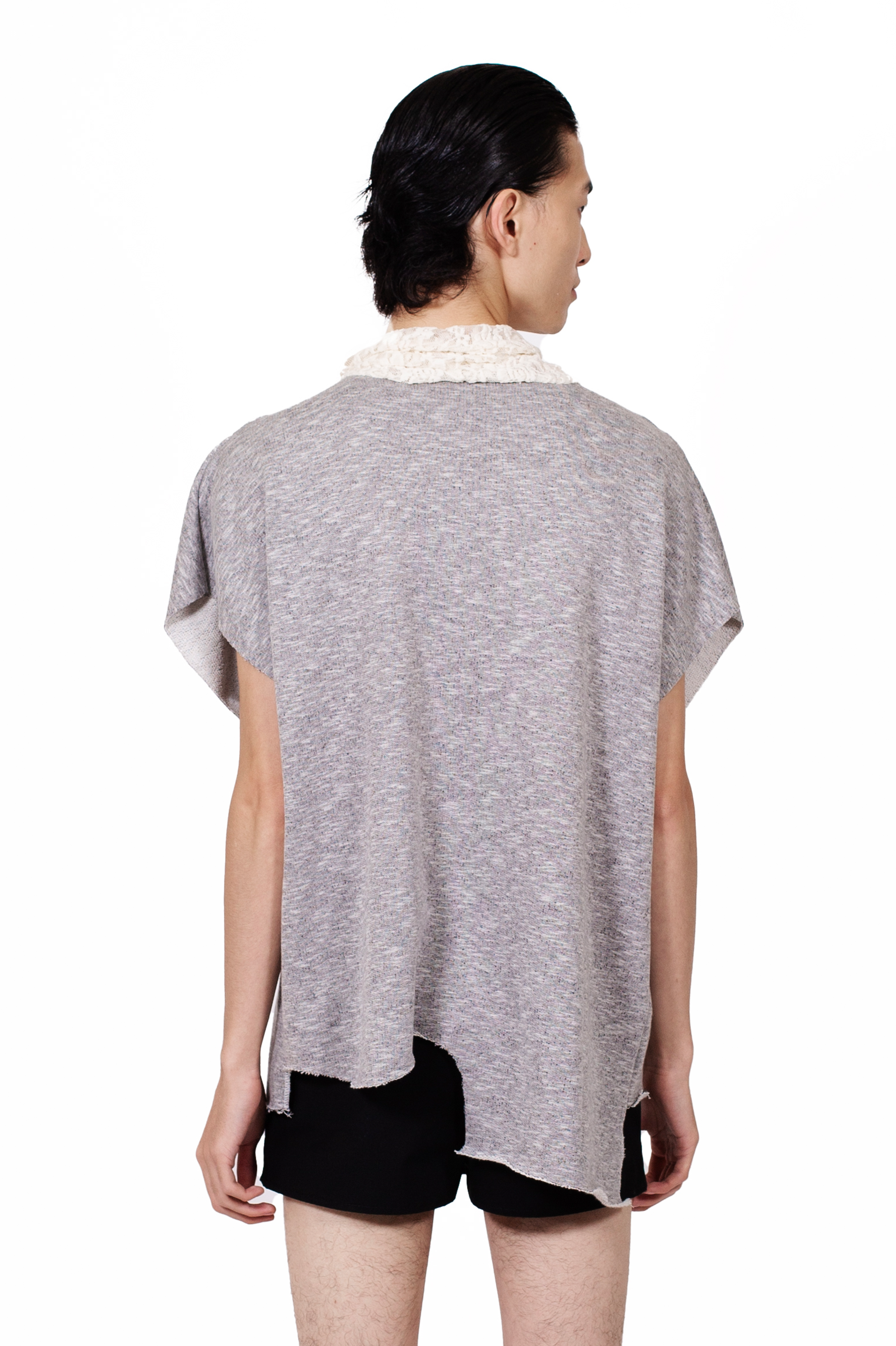 Asymmetric Sleeveless Hoodie