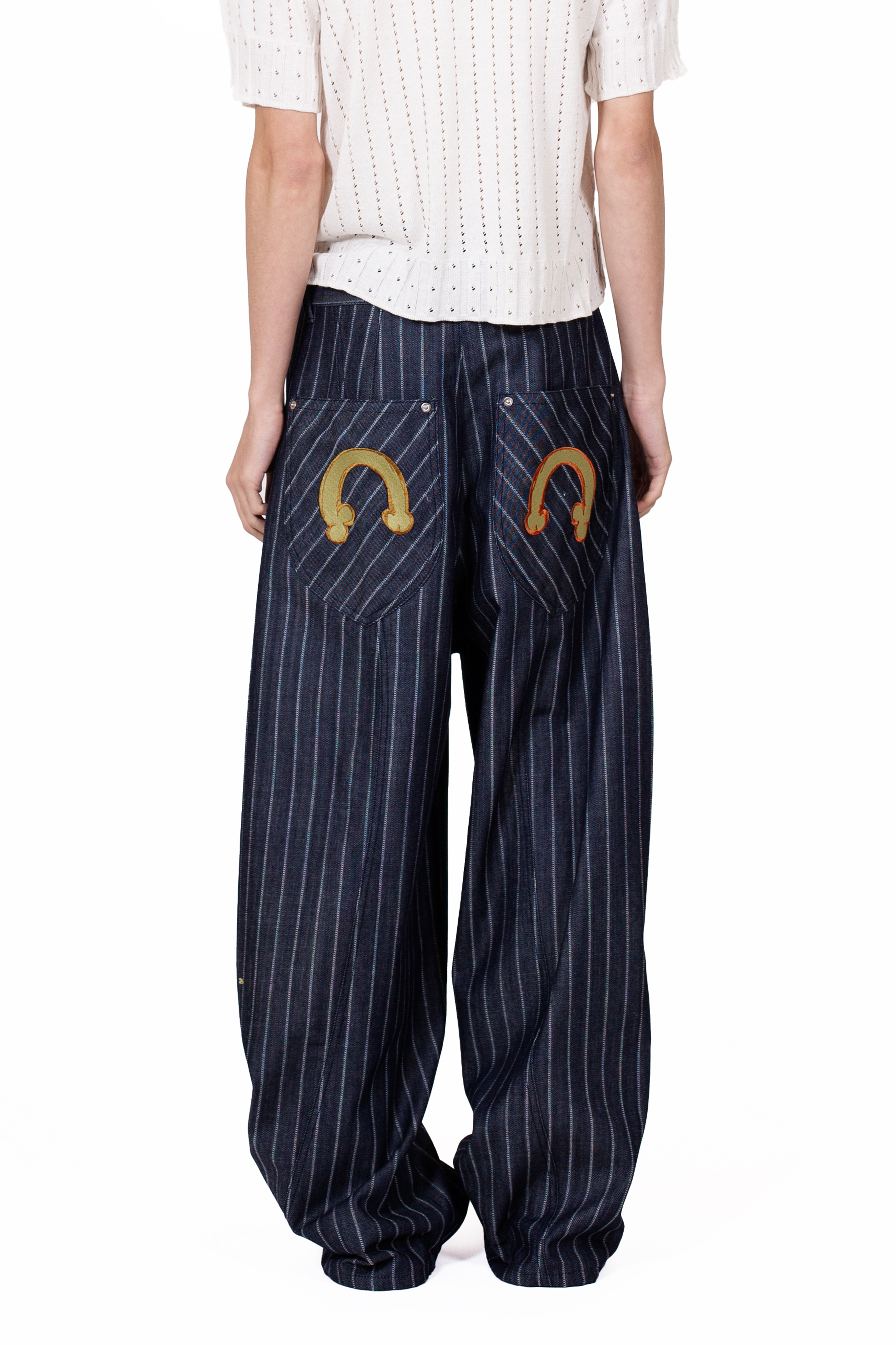 Baggie Stripe Jeans