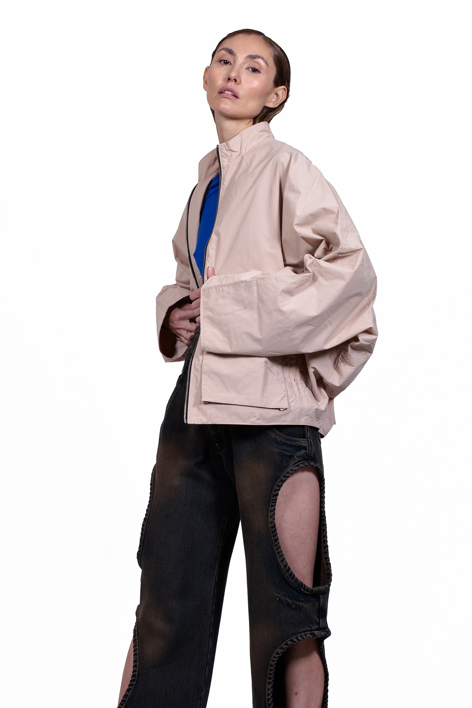 Kimono Windbreaker Sand