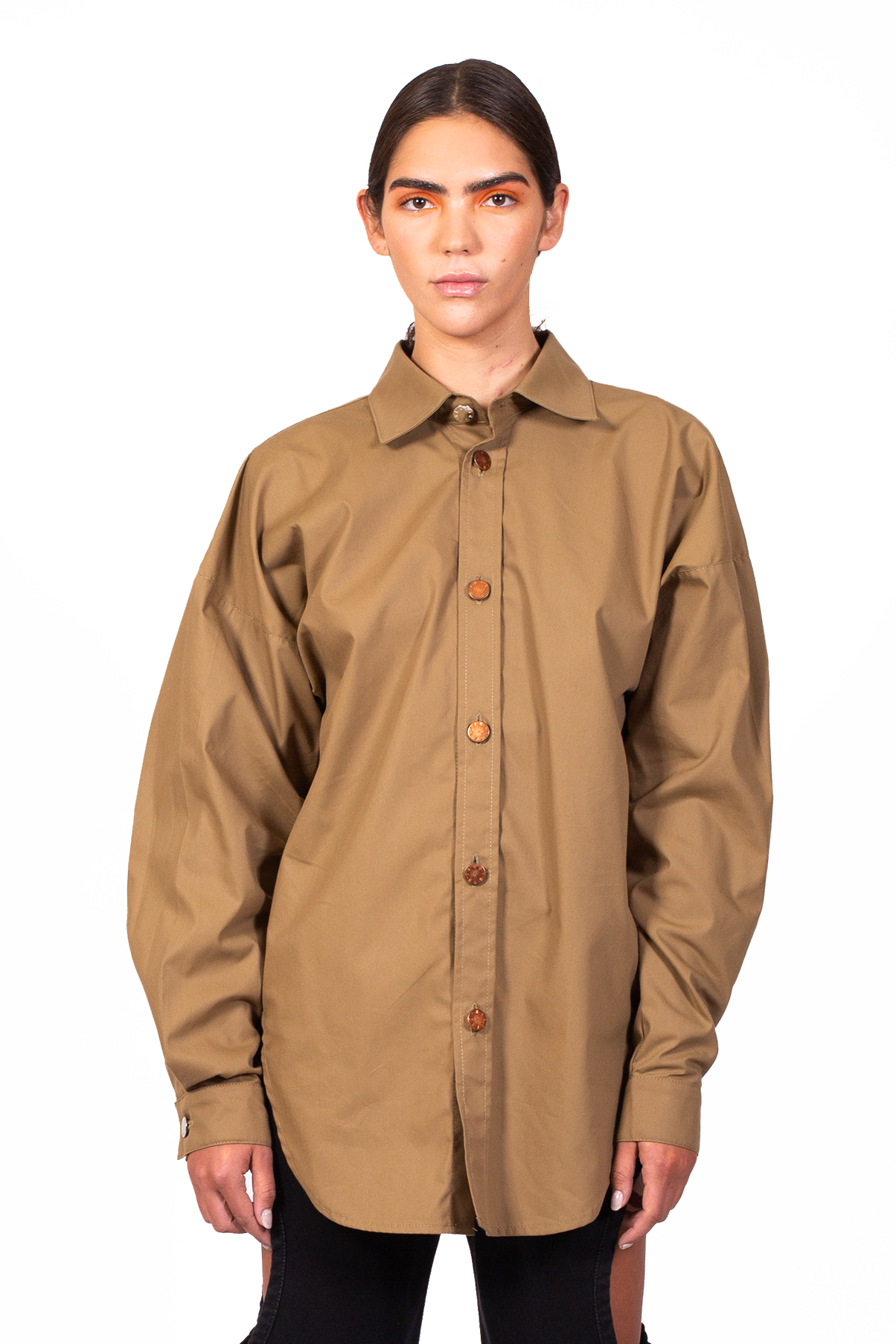 Khaki Wide Shirt