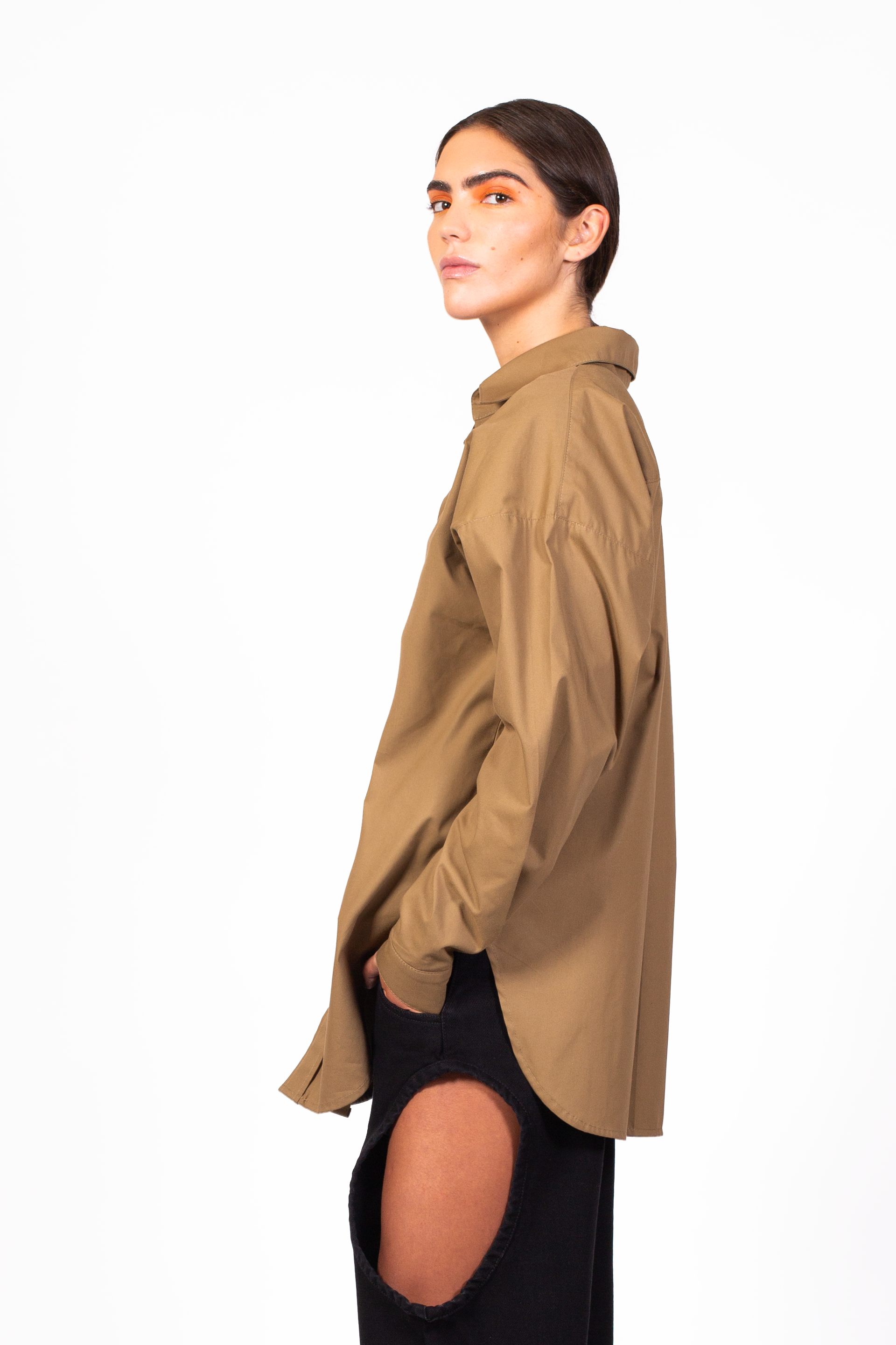 Khaki Wide Shirt