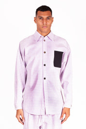 Checked Lilac Shirt