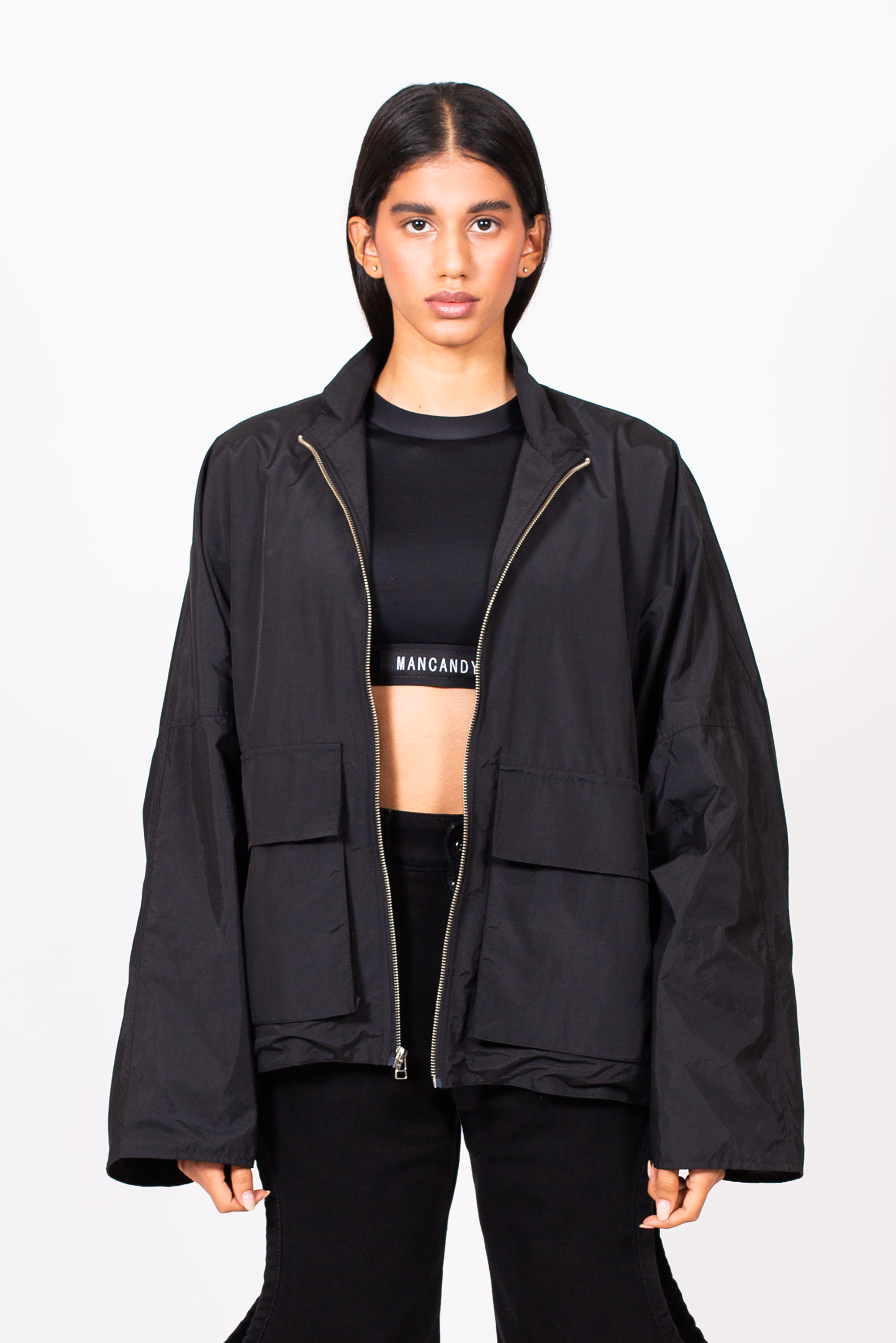 Kimono Windbreaker Black