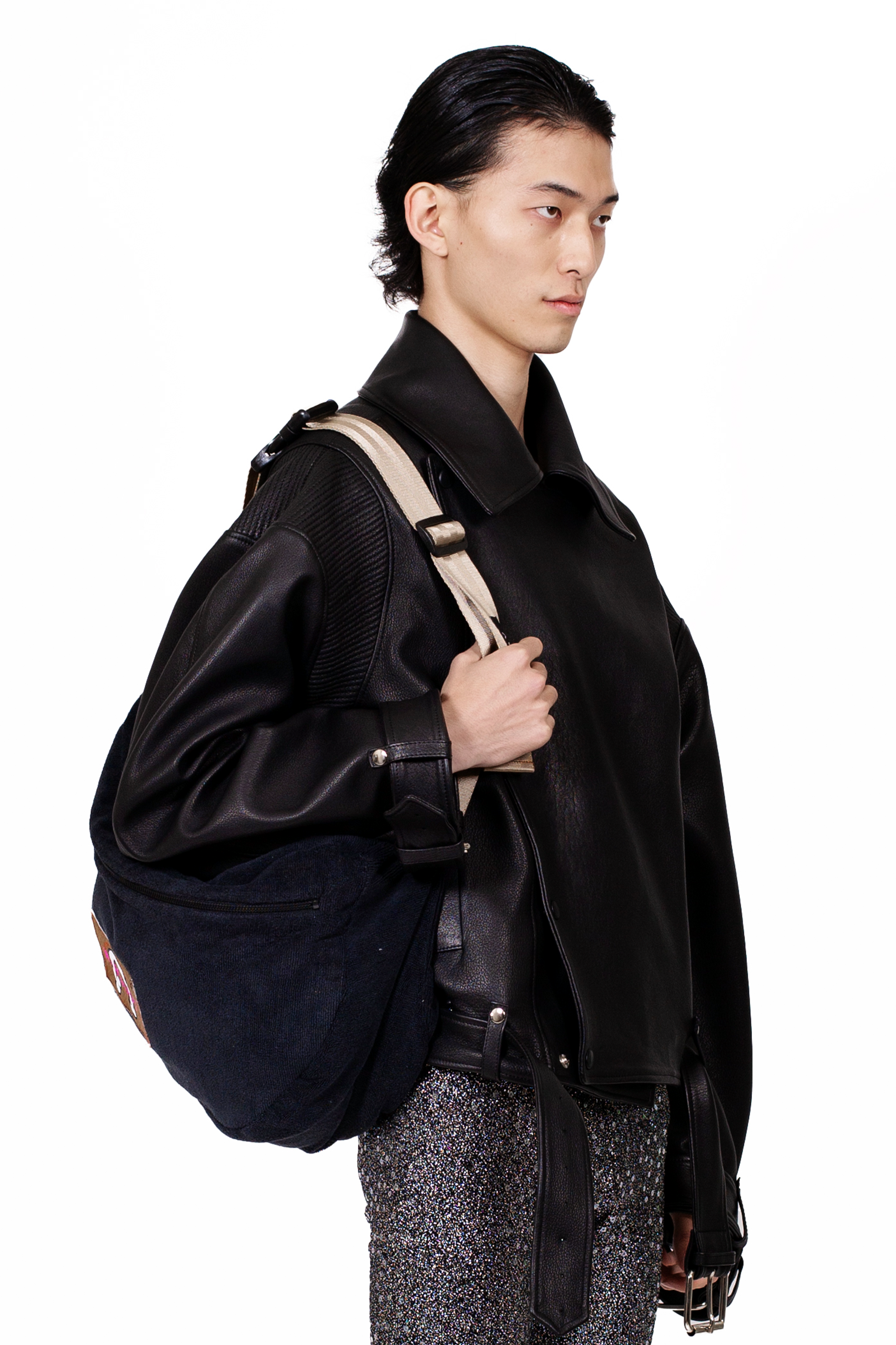 Oversized Towel Belt Bag