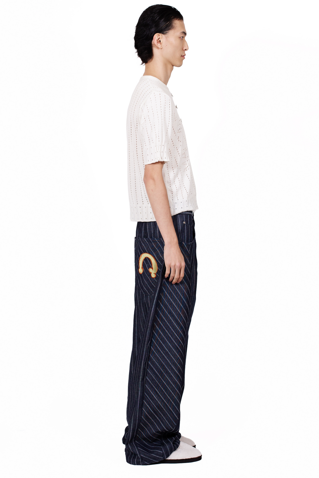 Baggy Stripe Jeans