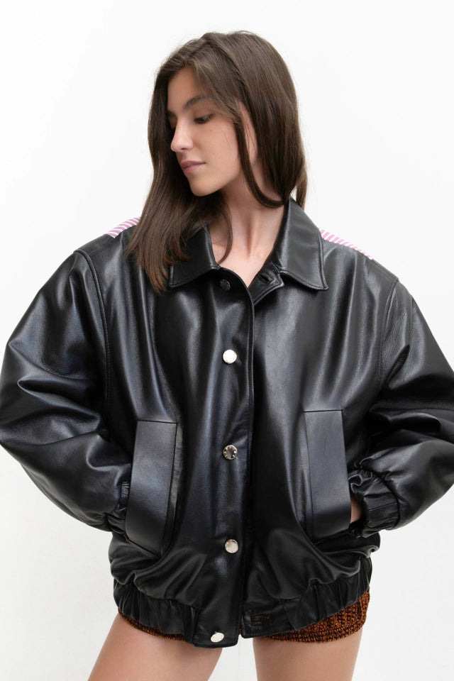 Parche Leather Jacket