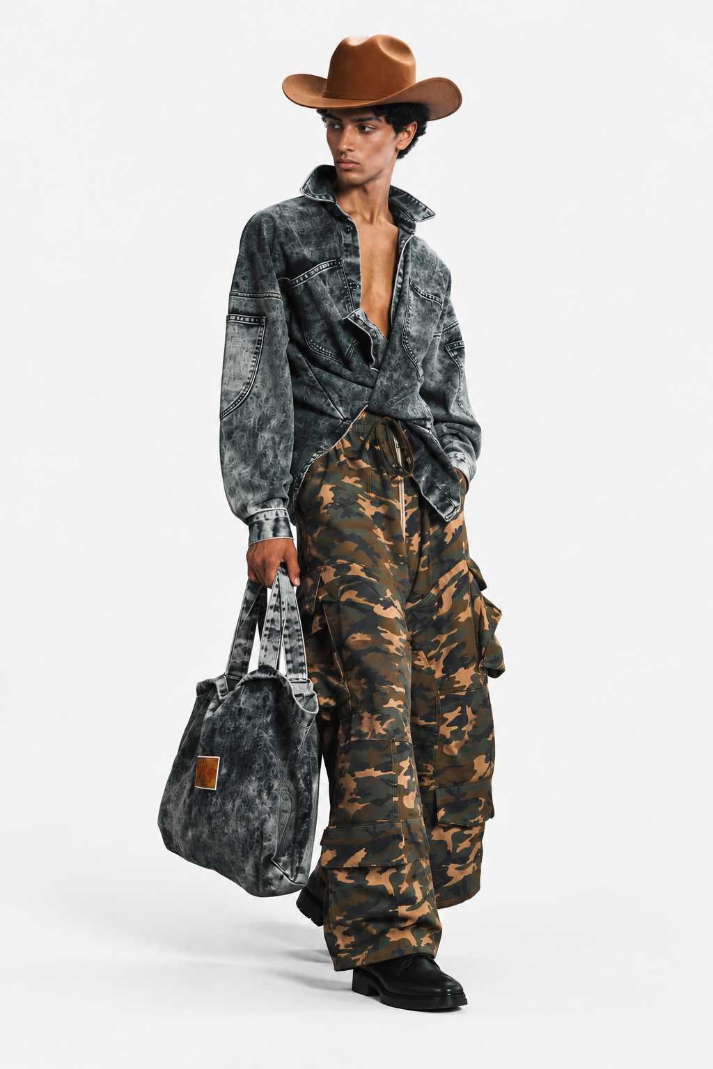 Denim Overshirt Ashes