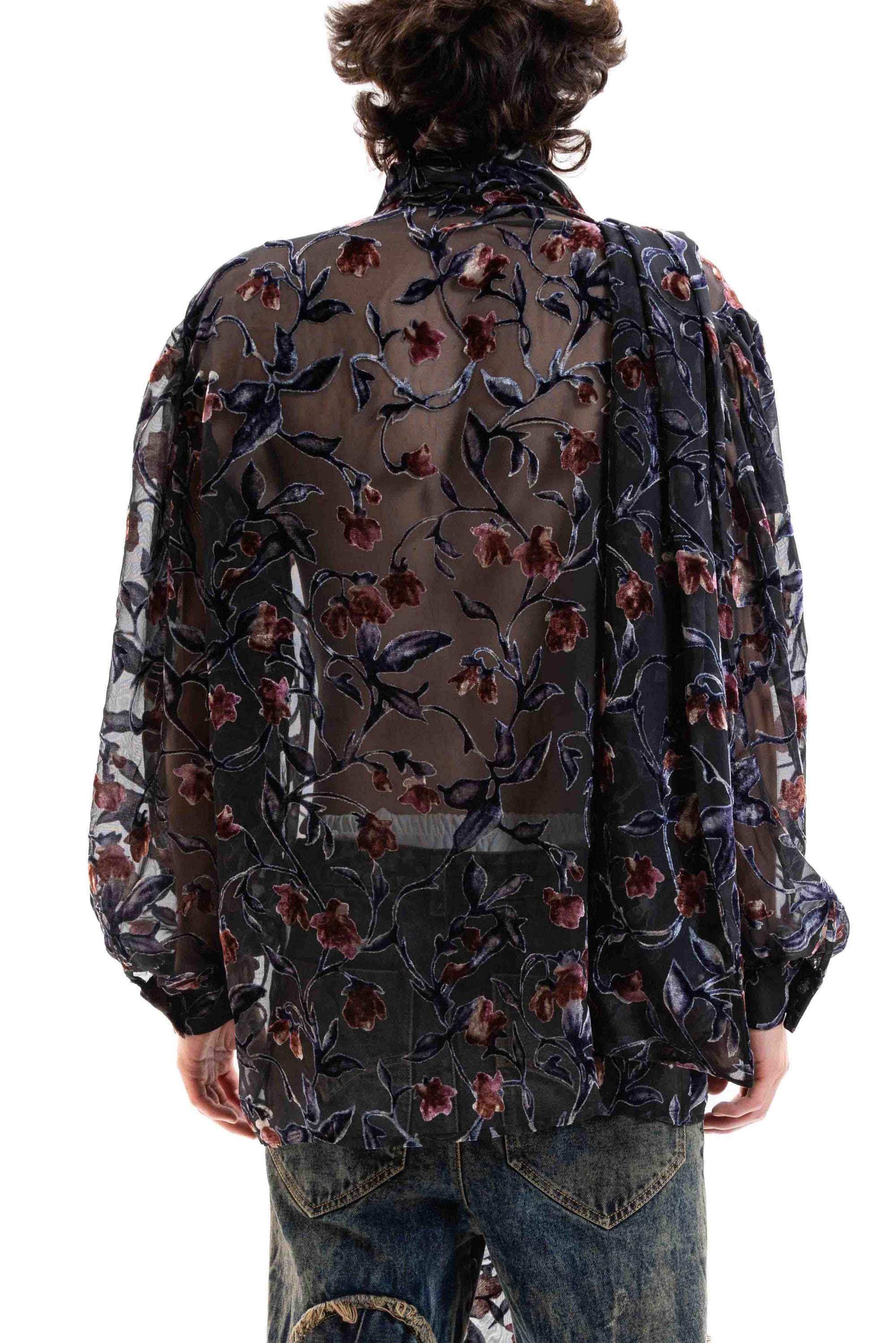 Poet Shirt - Dark Roses