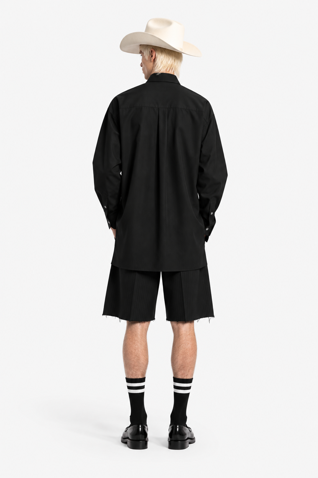 Orchid Wide Shirt — Black