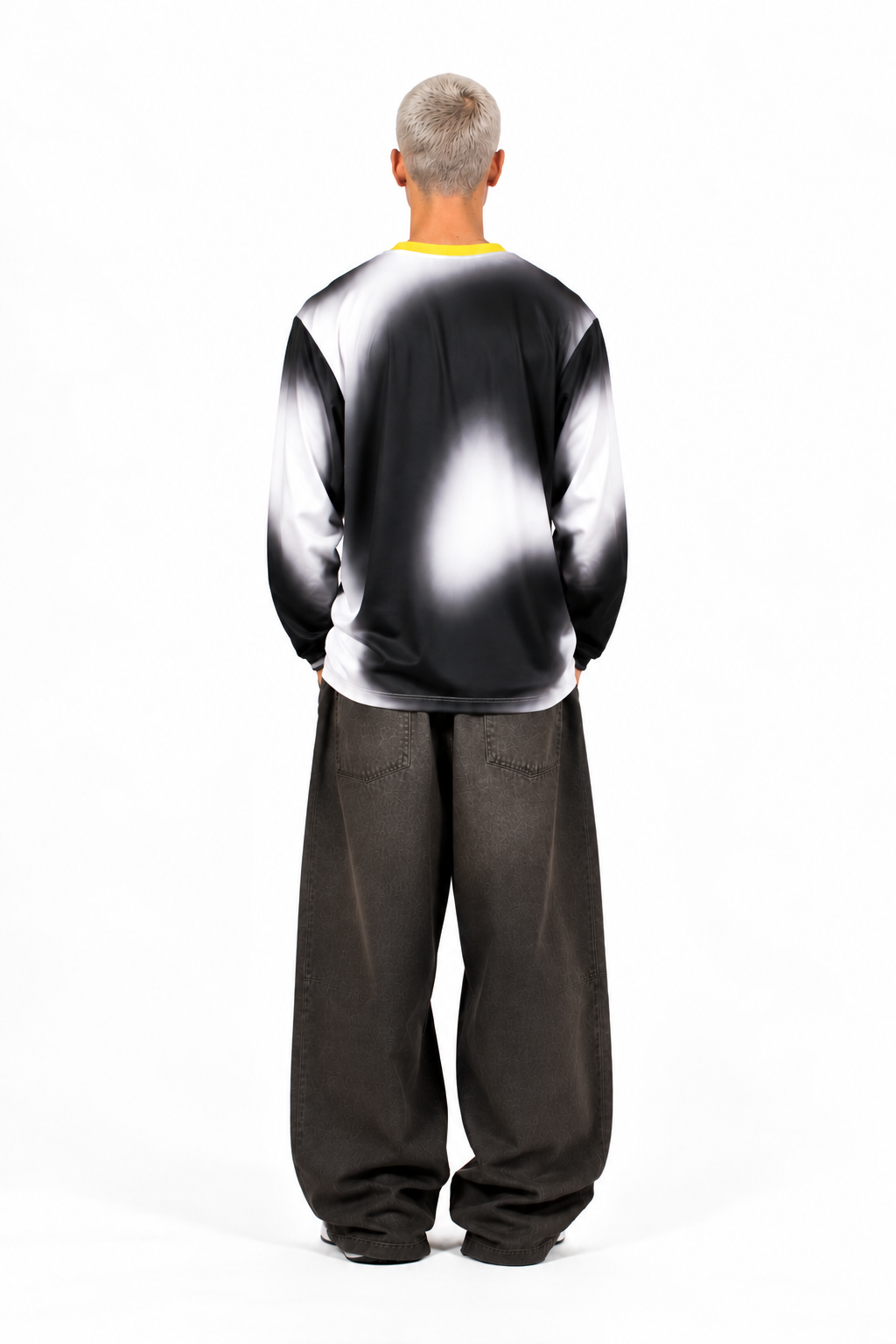 Sprayed Jersey — White