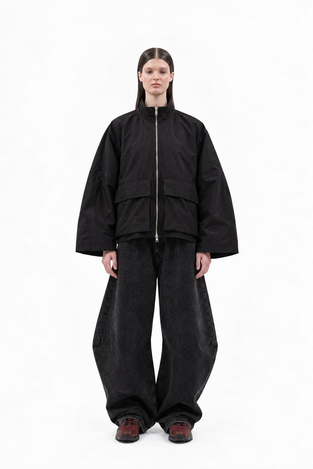 Kimono Windbreaker Black