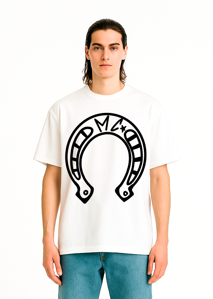Camiseta Horse shoe Blanca