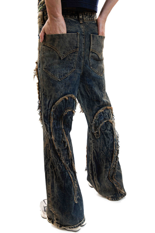 Bladed Hearts Jeans