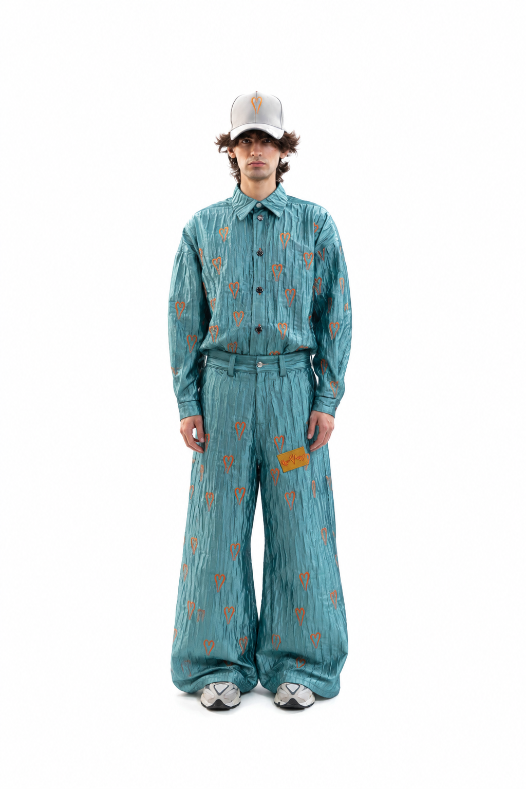 Bladed Aquamarine Trouser