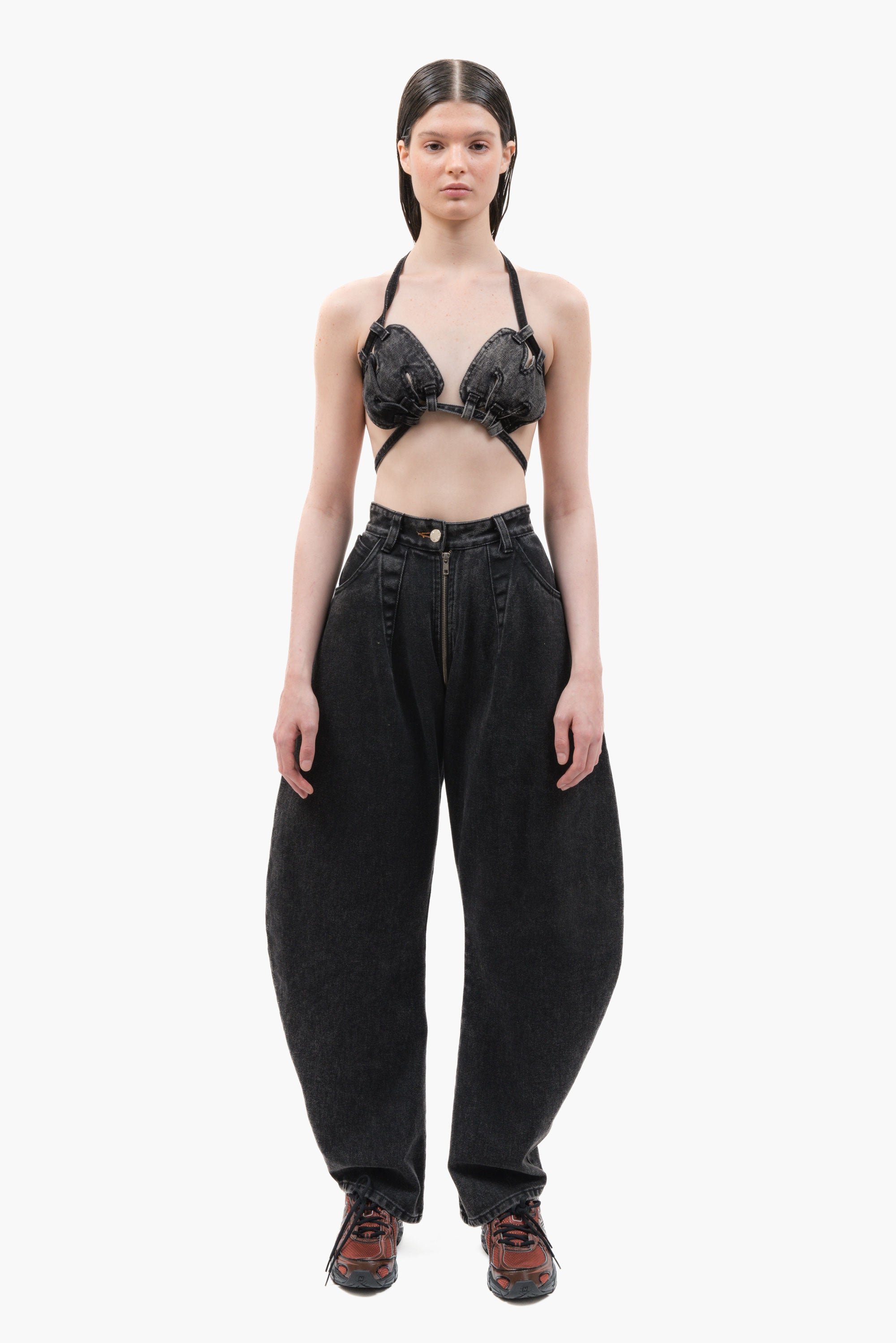 M Denim Top Ashes