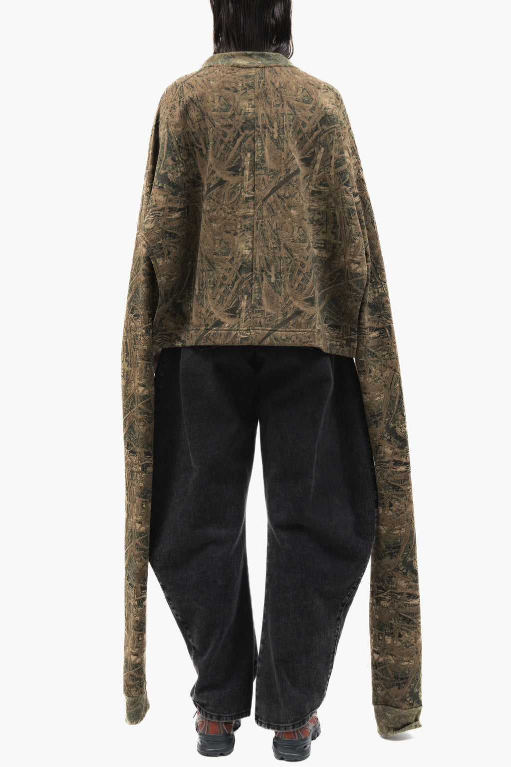 Poncho Sweatshirt Camo