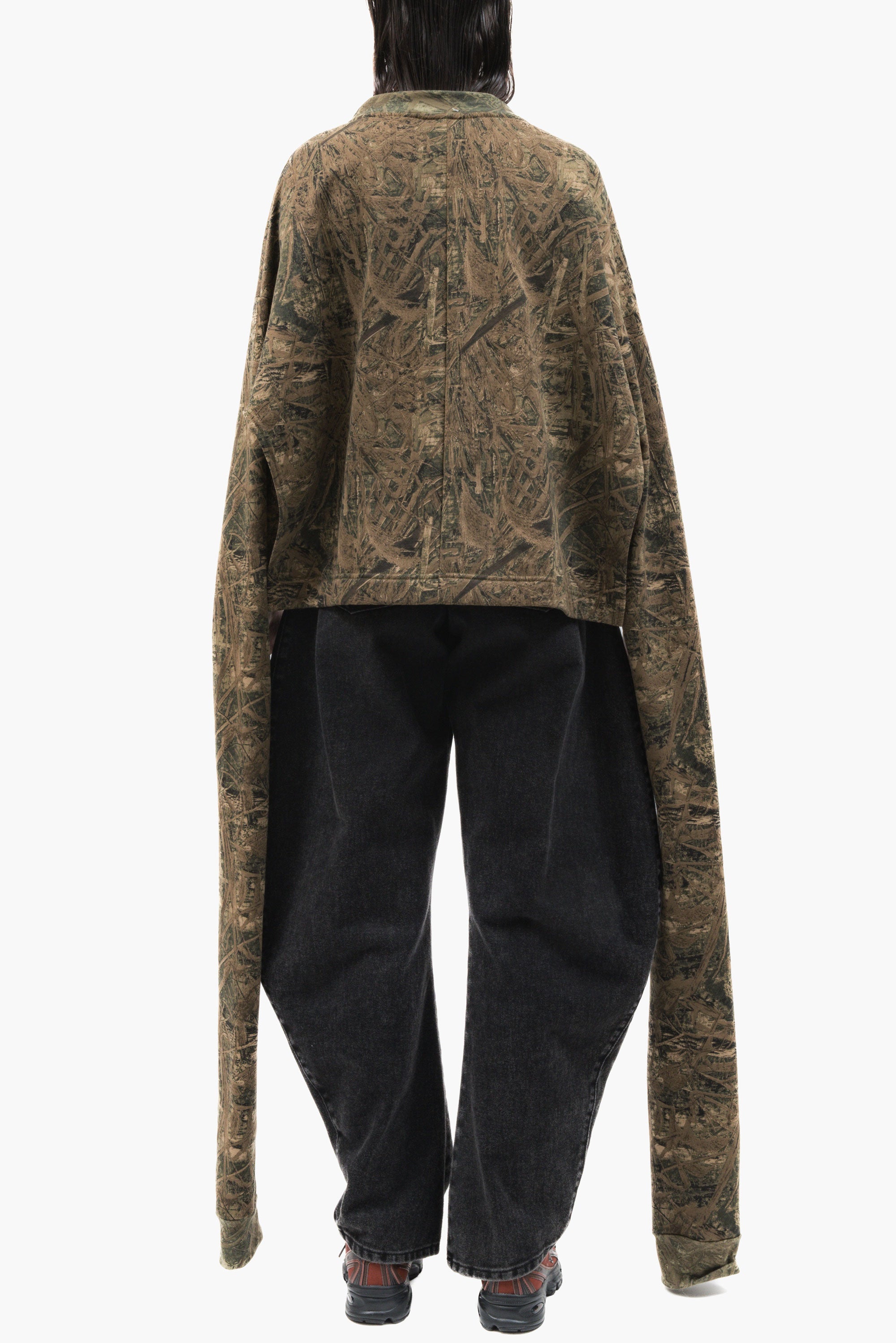 Poncho Sweatshirt Camo