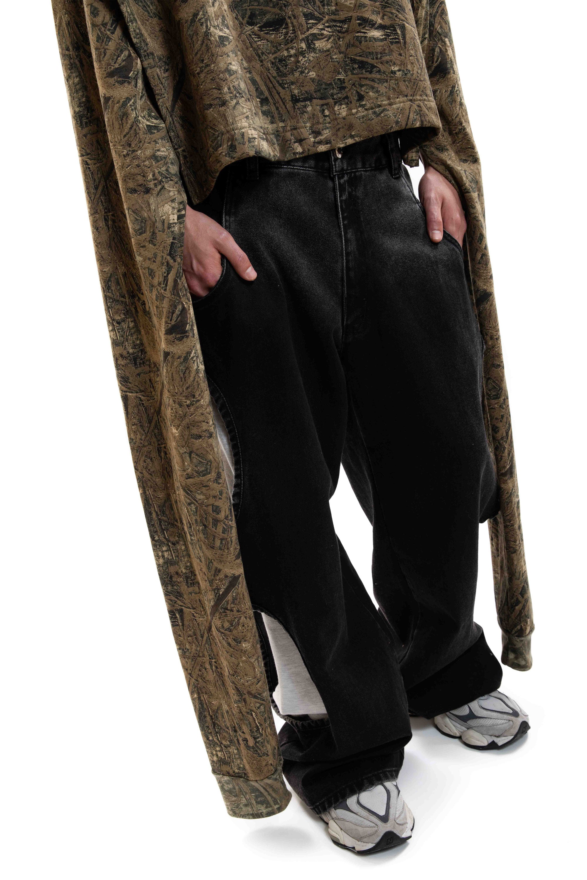 Poncho Sweatshirt Camo