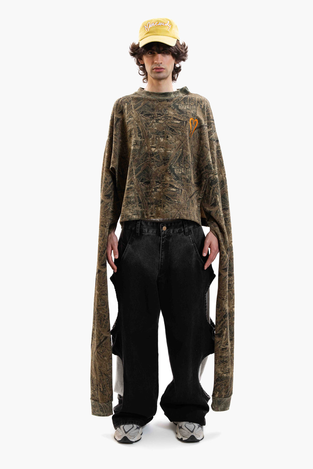 Poncho Sweatshirt Camo