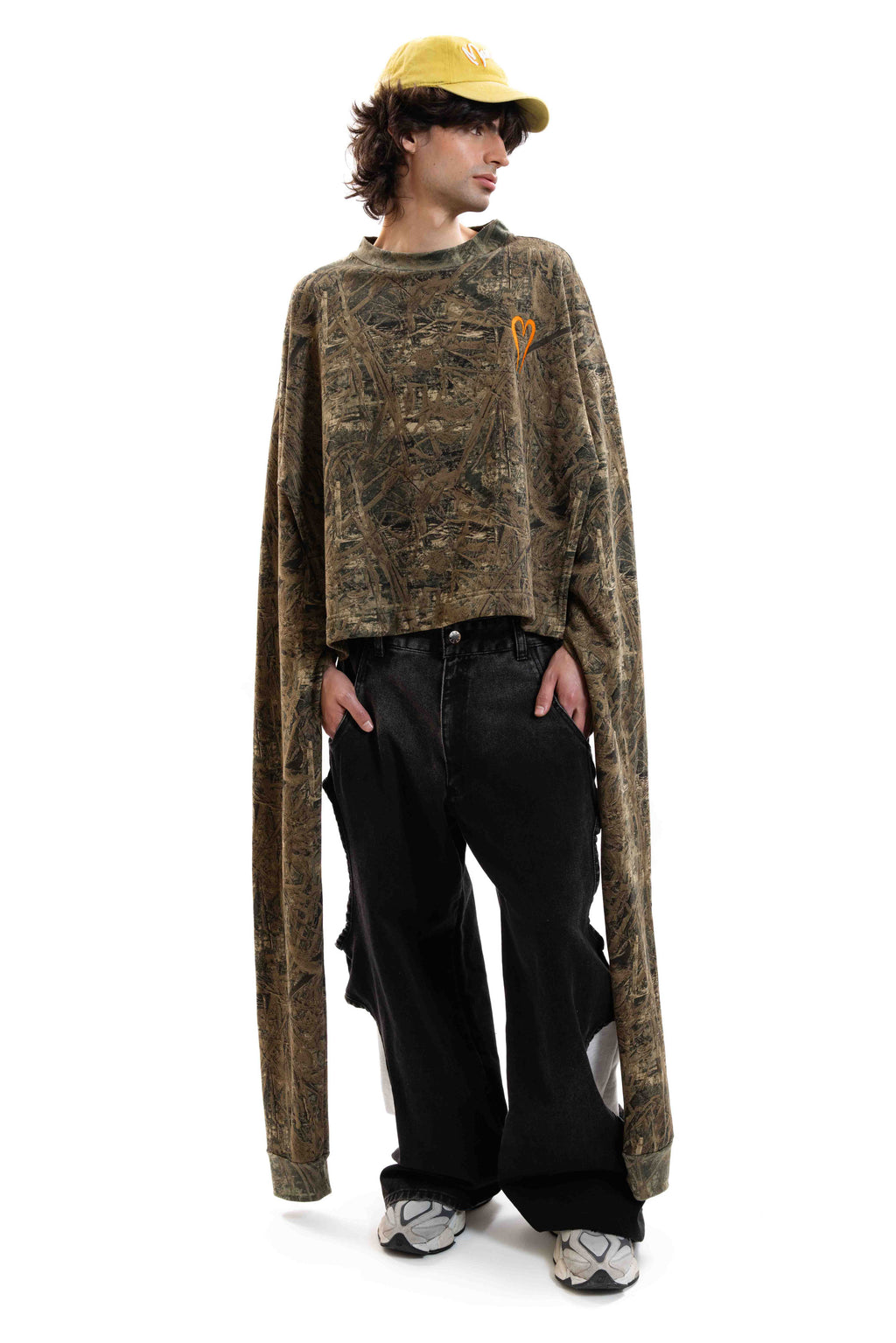 Poncho Sweatshirt Camo