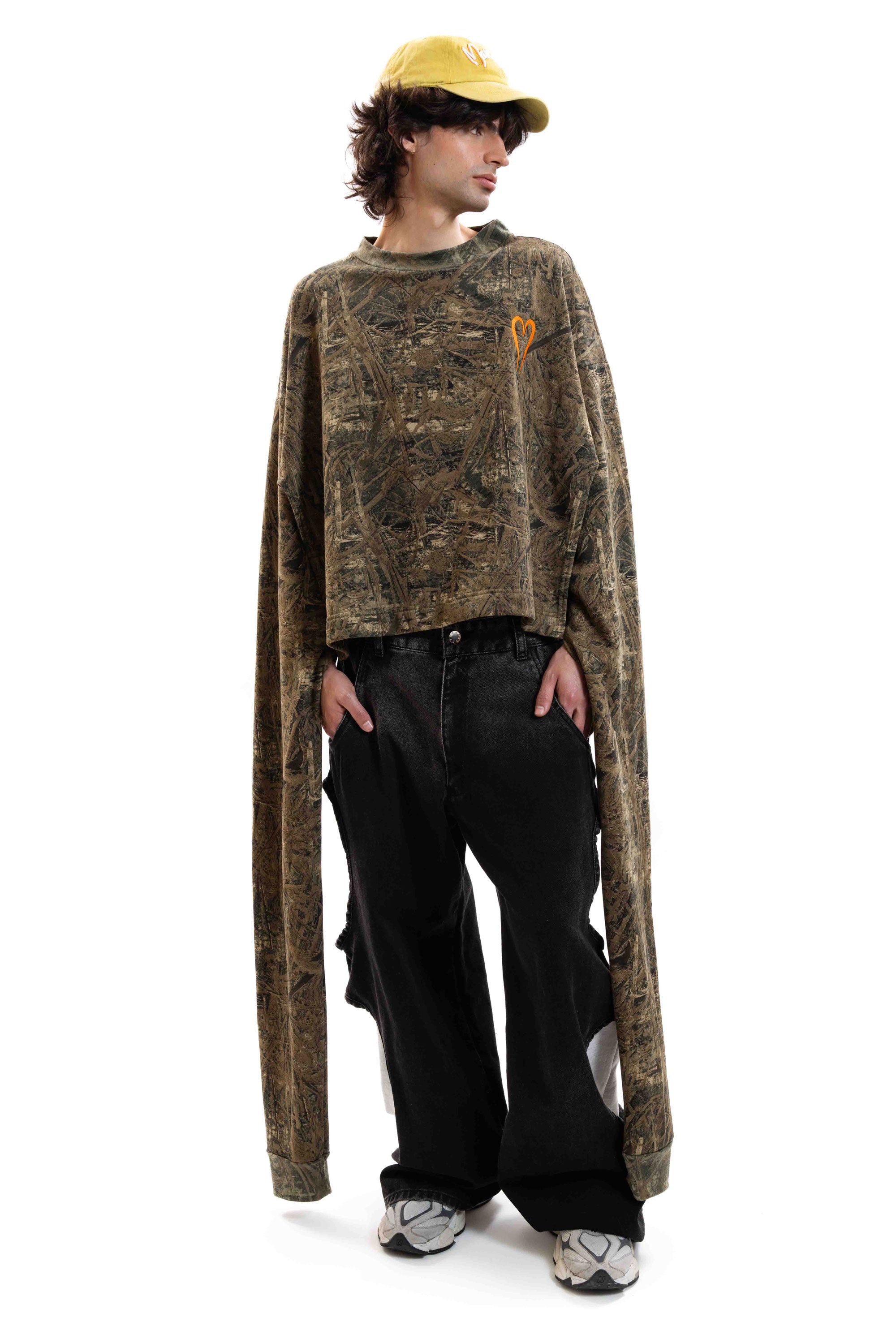 Poncho Sweatshirt Camo