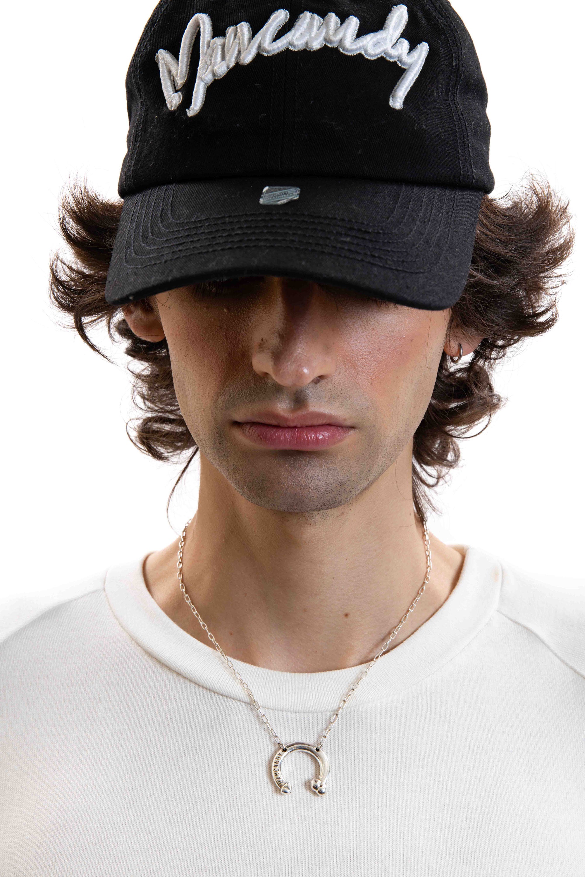 Boy Toy Relic™ sterling silver pendant necklace by MANCANDY with handcrafted Mexican silver charm and chain