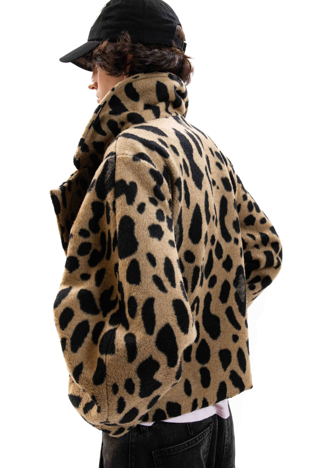 Wide Leopard Coat