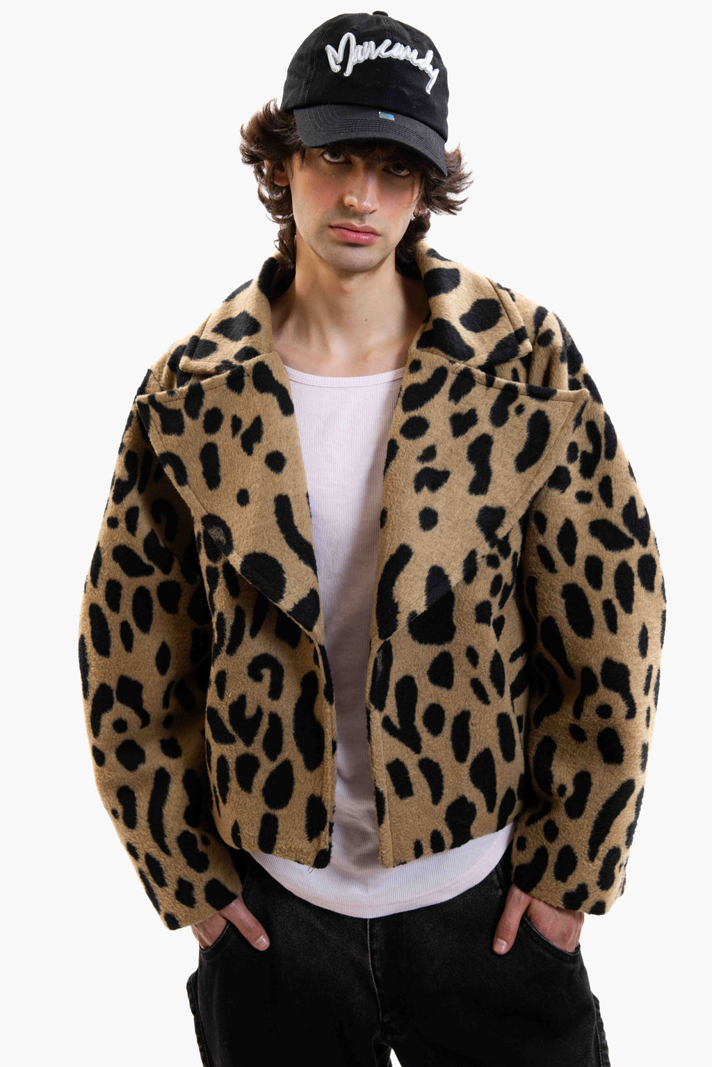 Wide Leopard Coat
