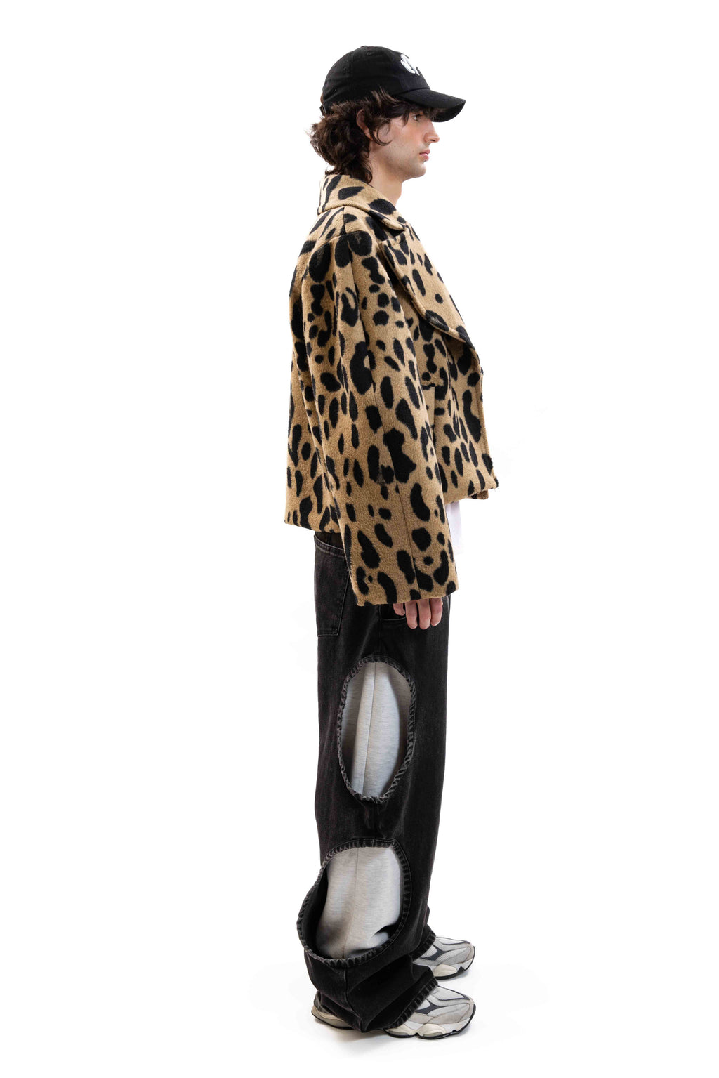 Wide Leopard Coat