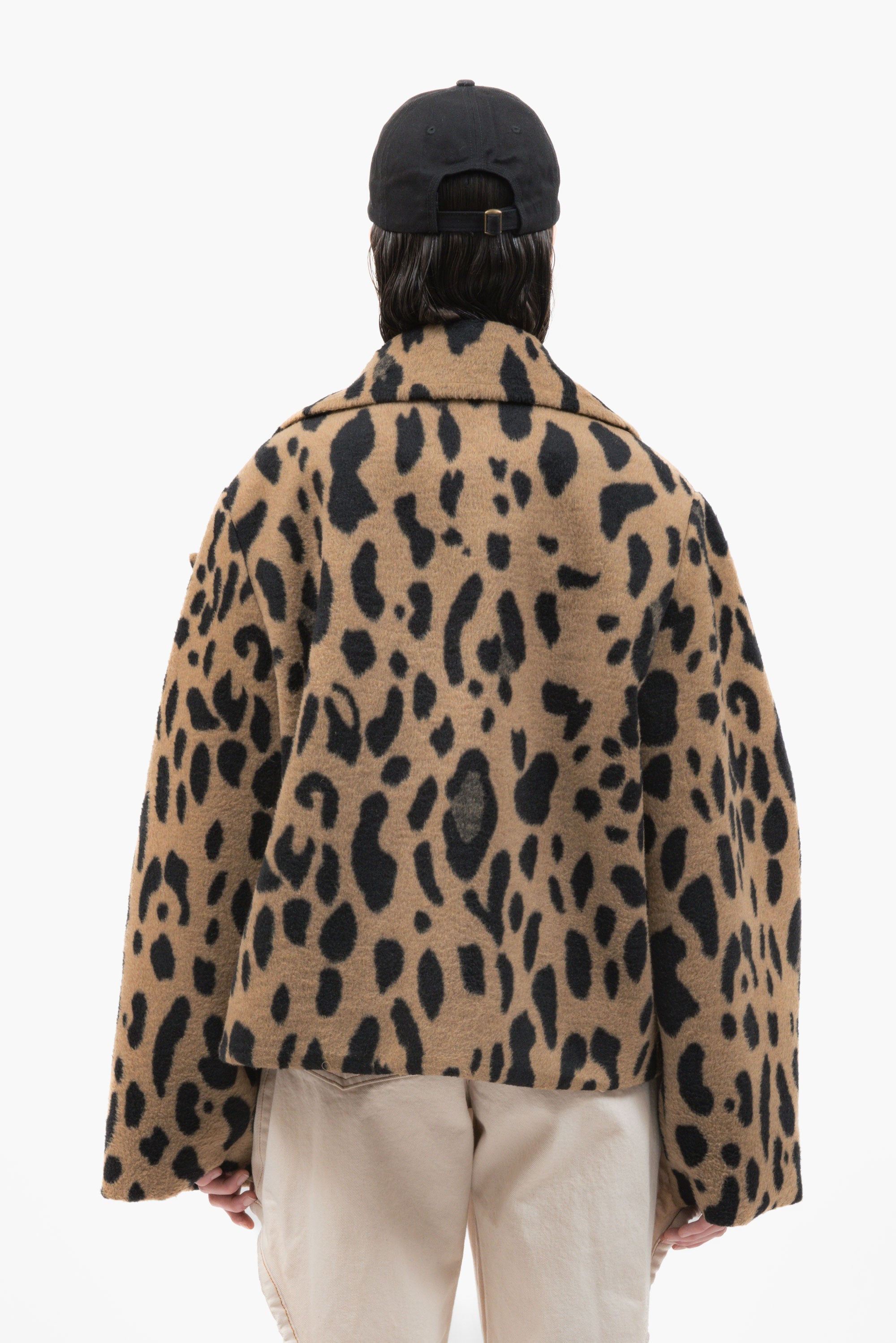 Wide Leopard Coat