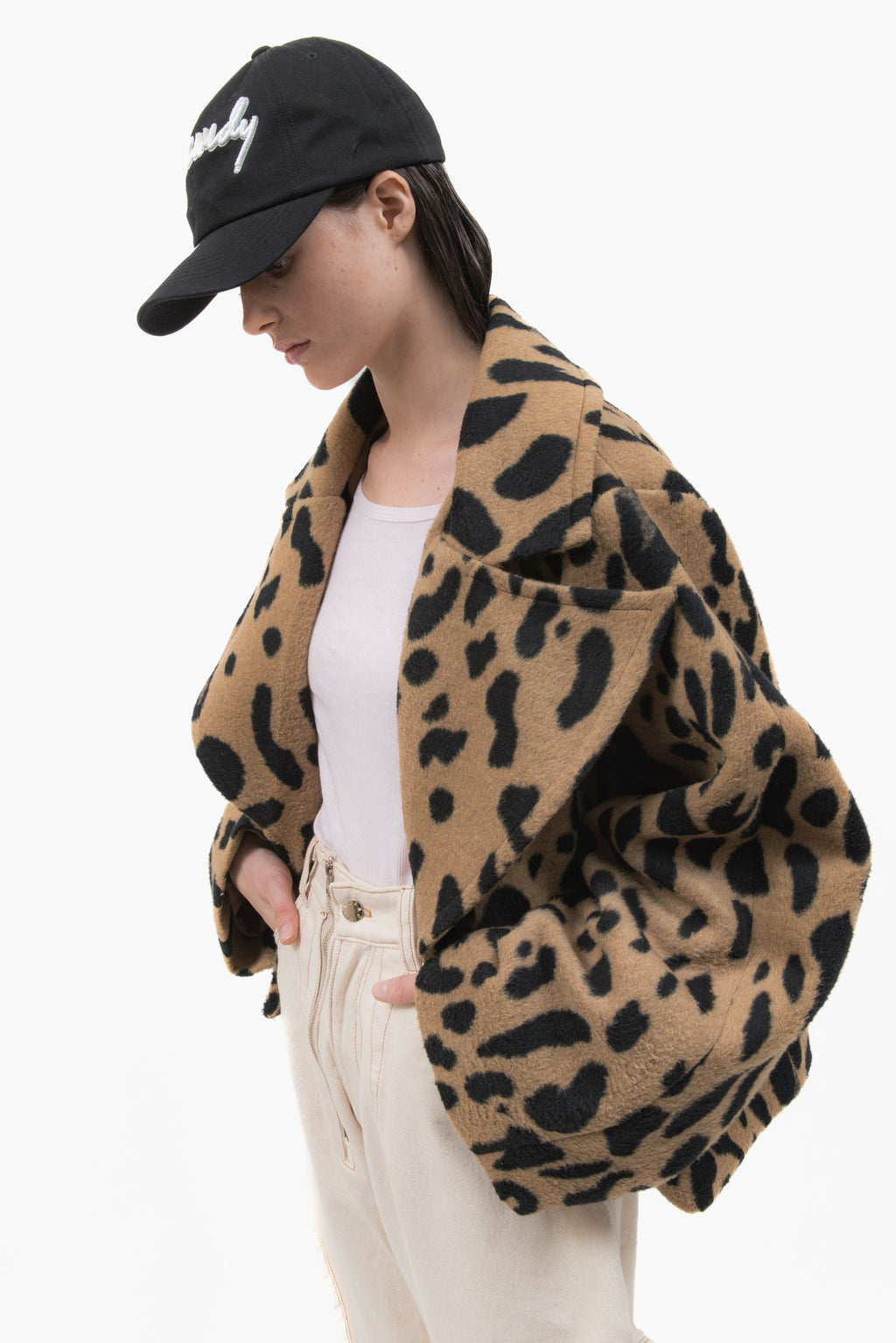 Wide Leopard Coat
