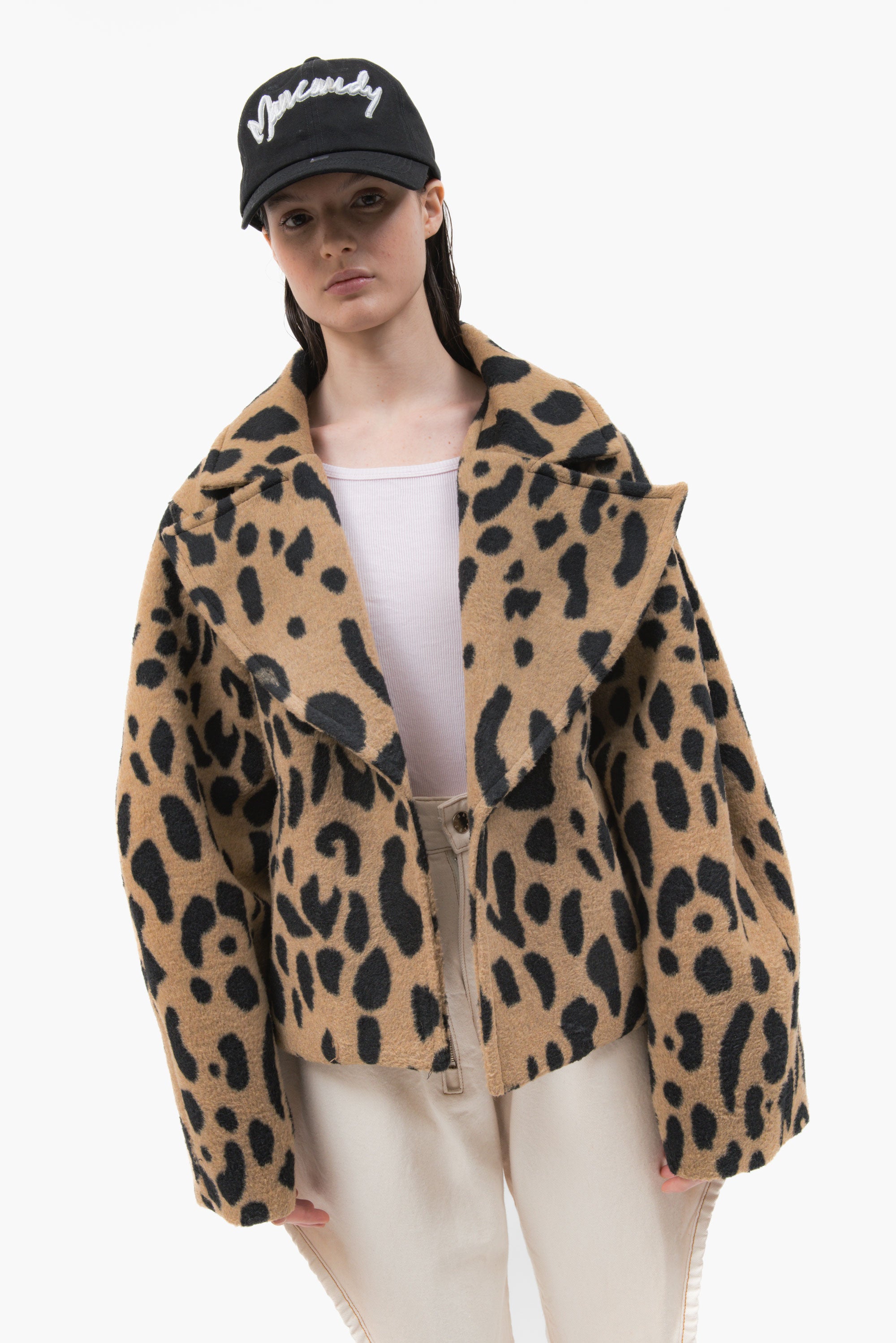 Wide Leopard Coat