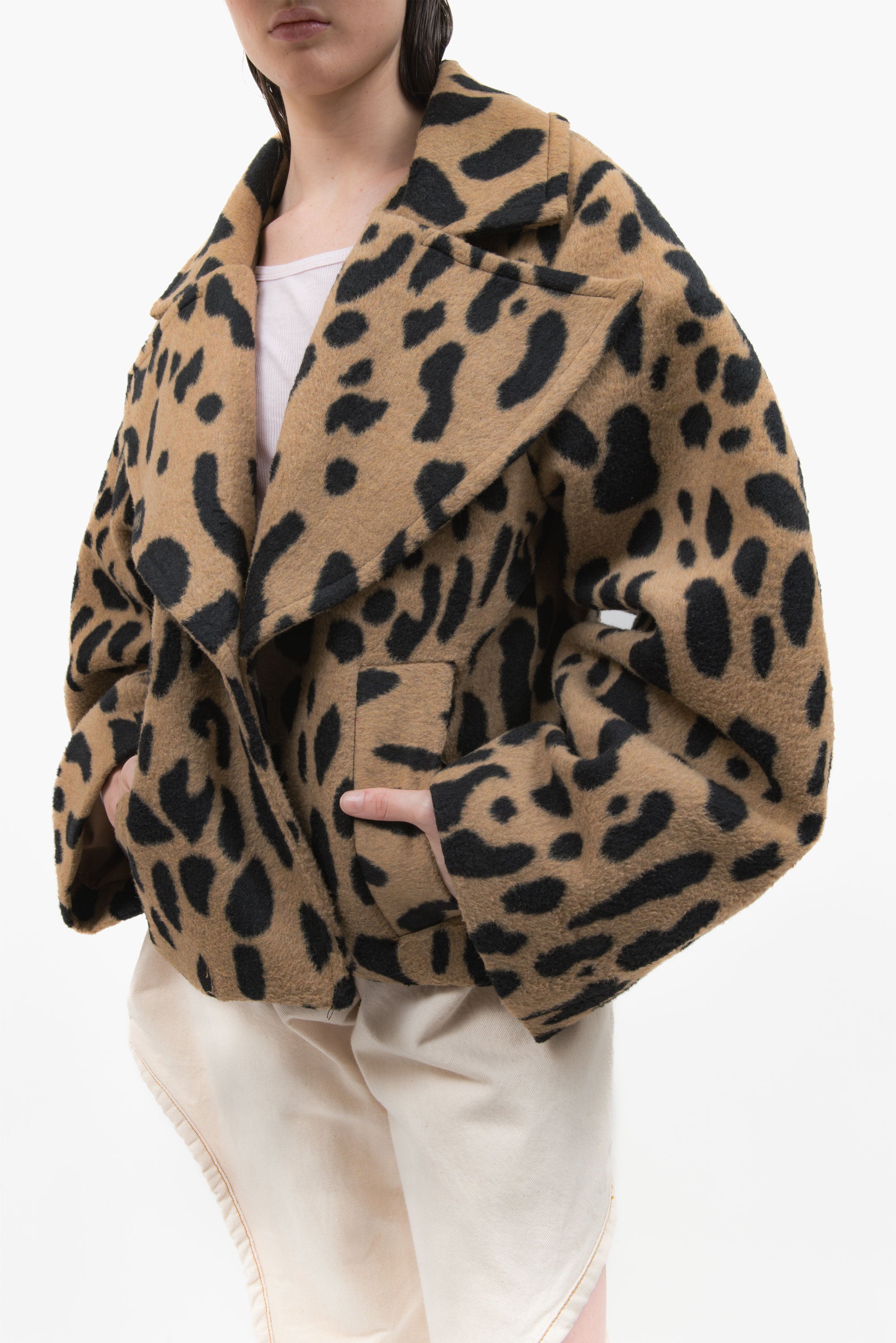 Wide Leopard Coat