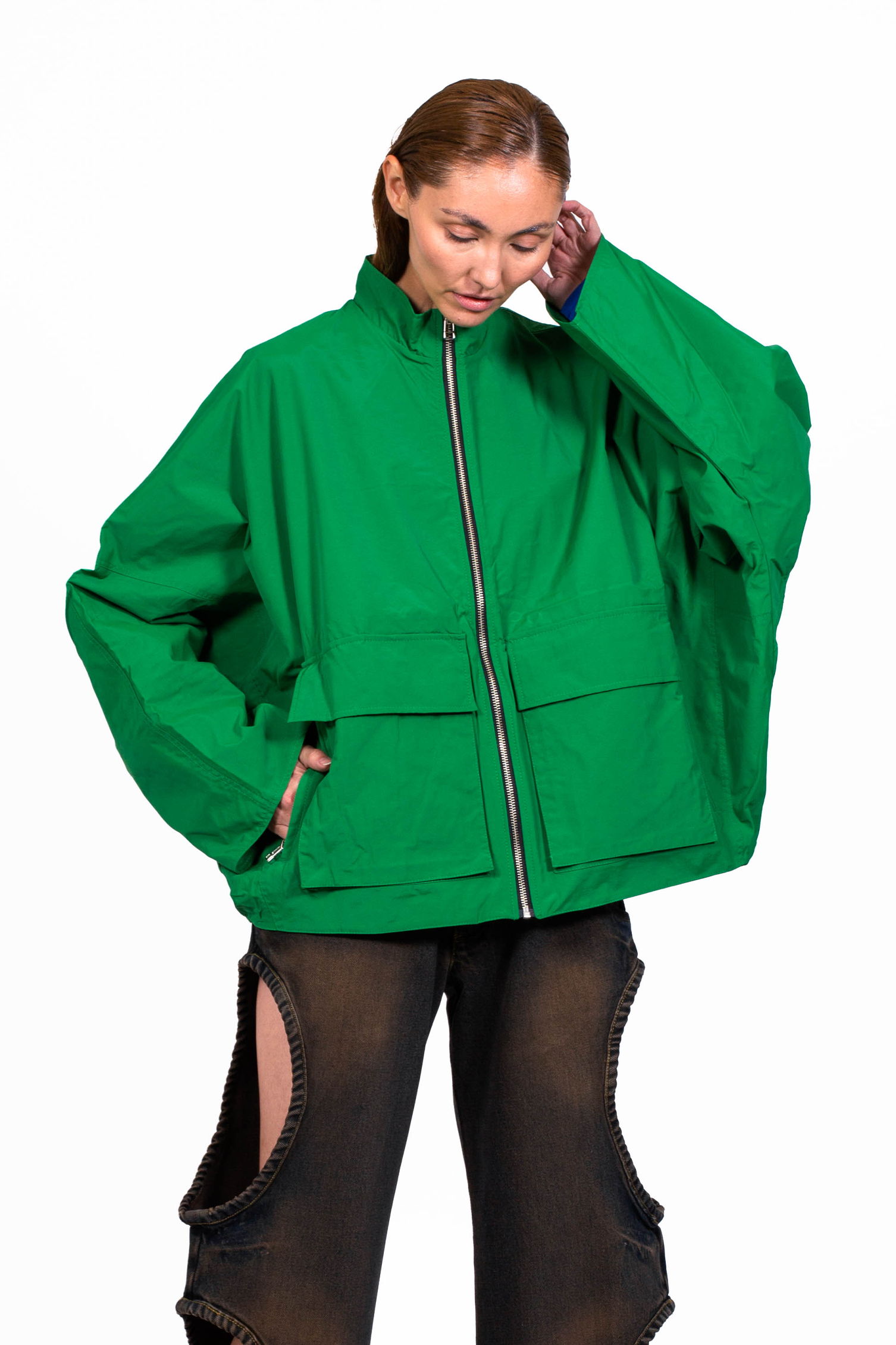 Kimono Windbreaker Green