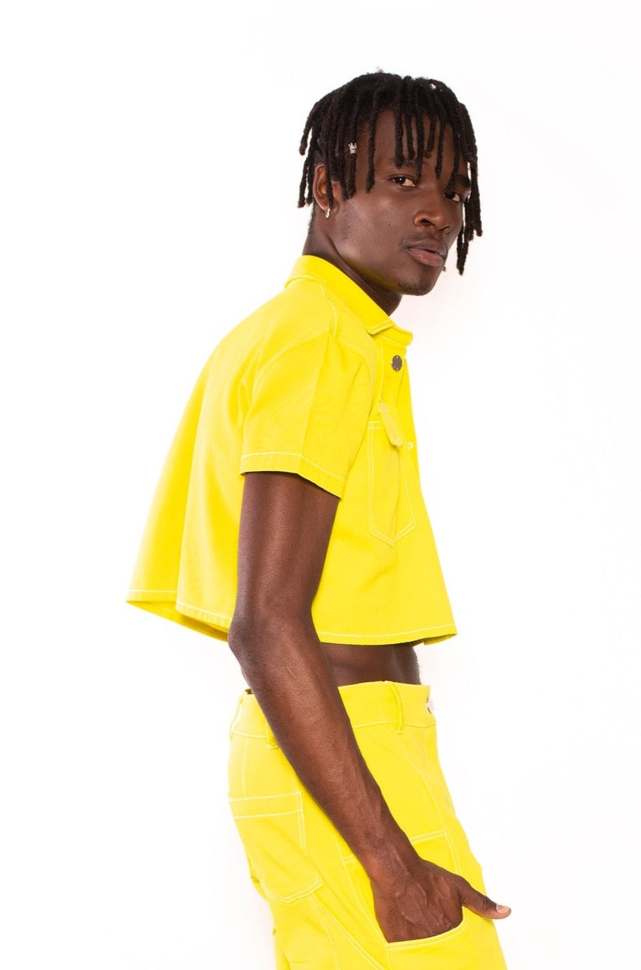 Highlighter Crop Shirt