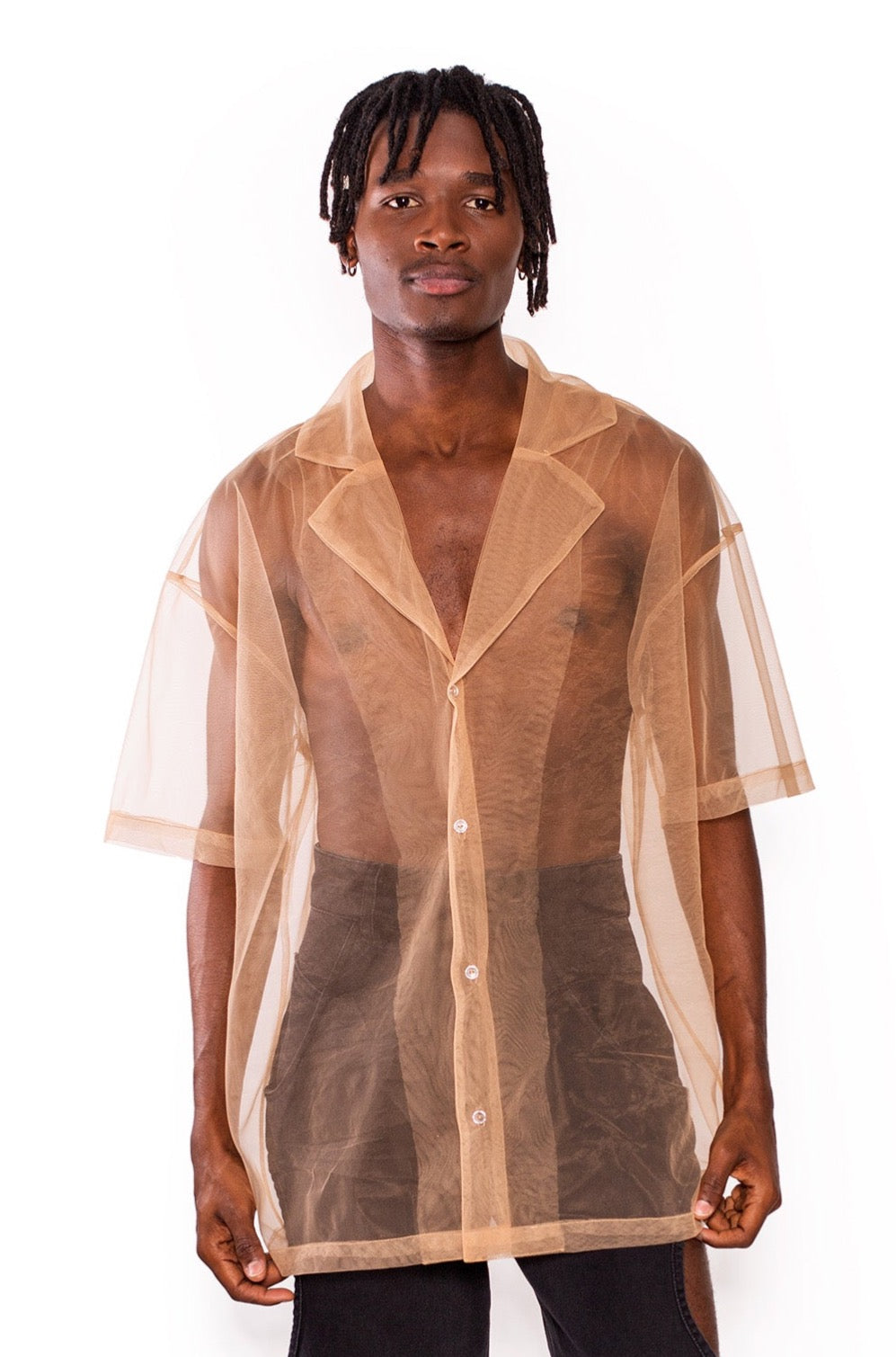 Sheer Oversize Shirt